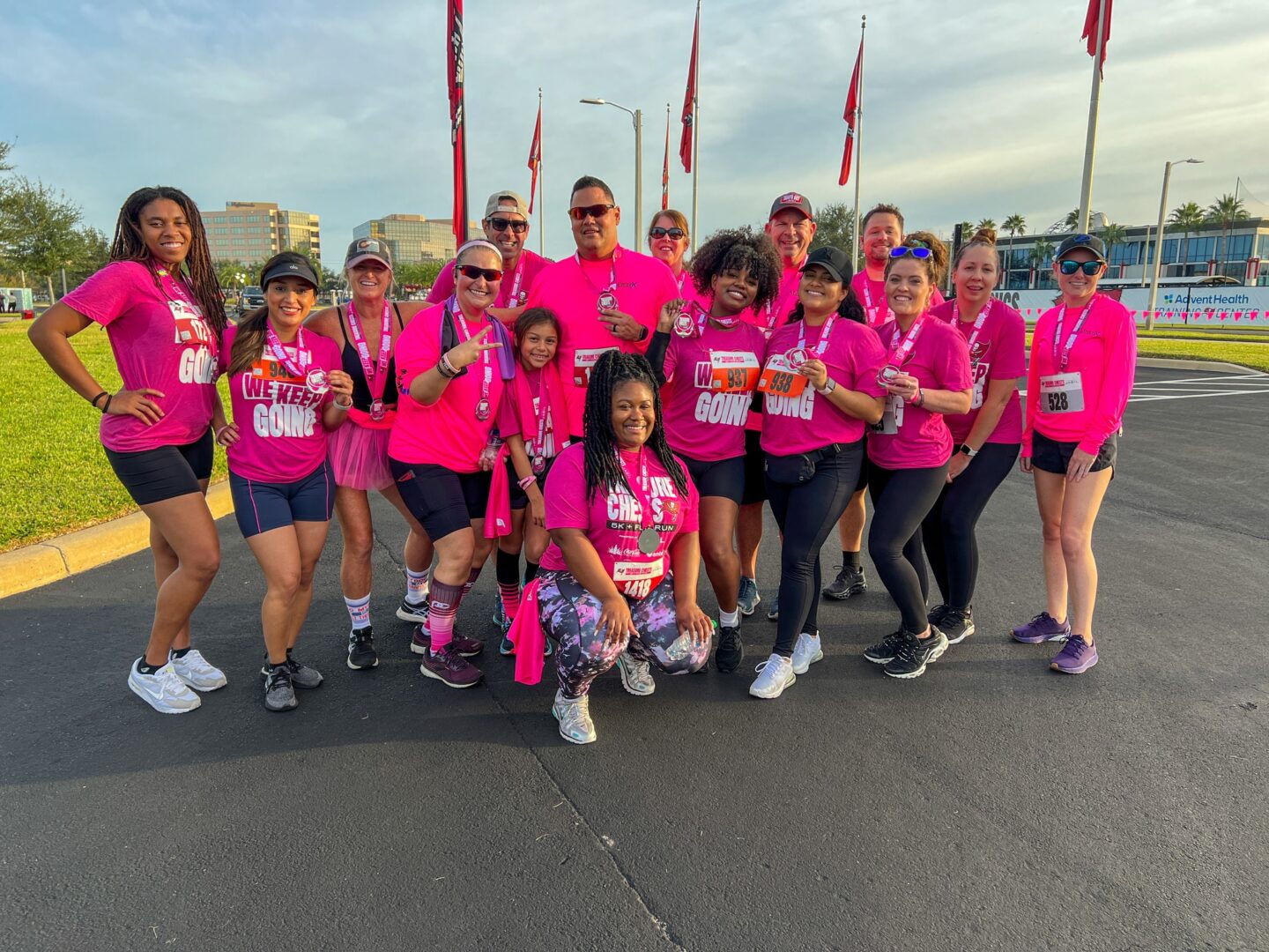 Interstate Apparel Junior's Team Pink Breast Cancer Ribbon V395