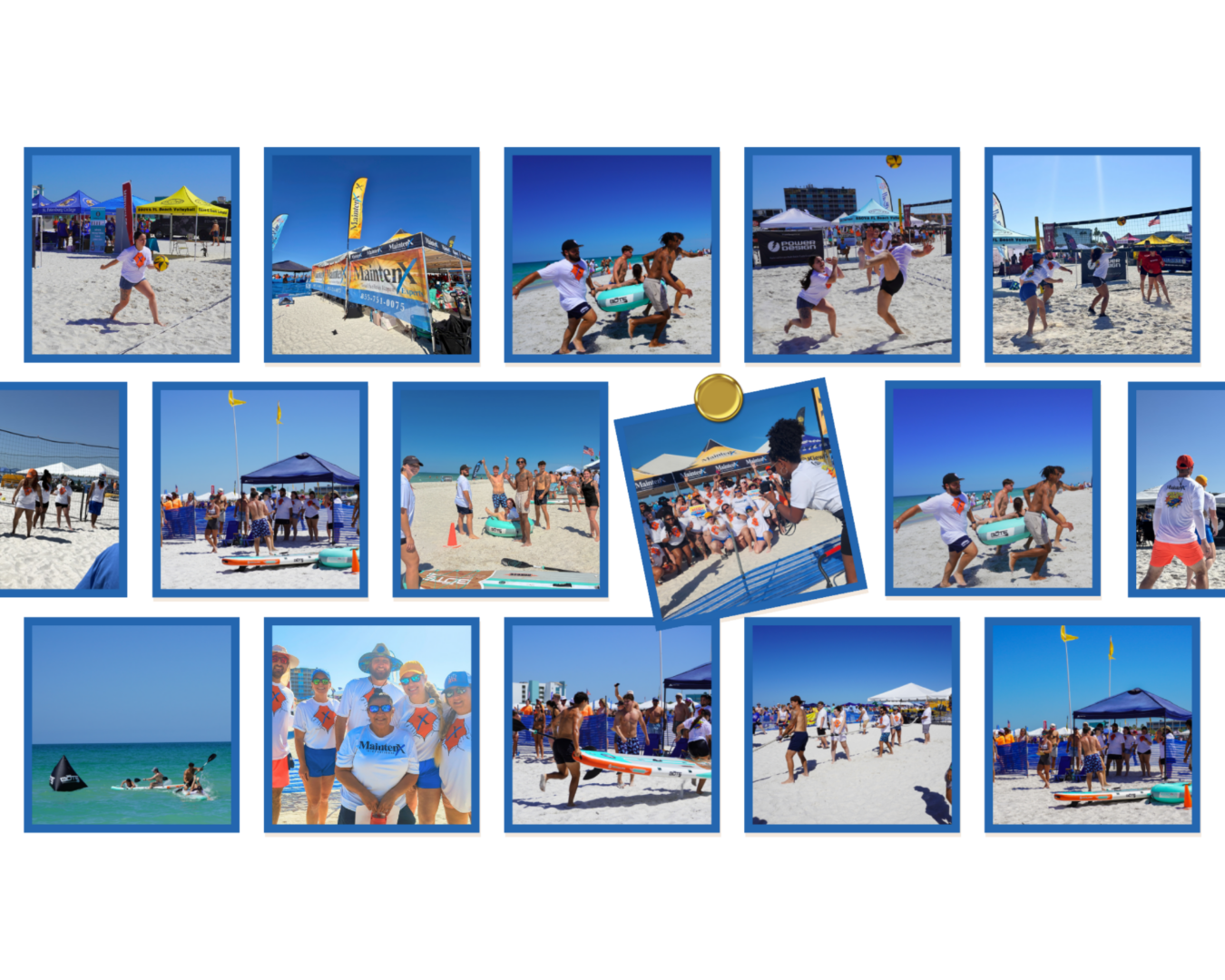 A collage of photos from Sportsfest